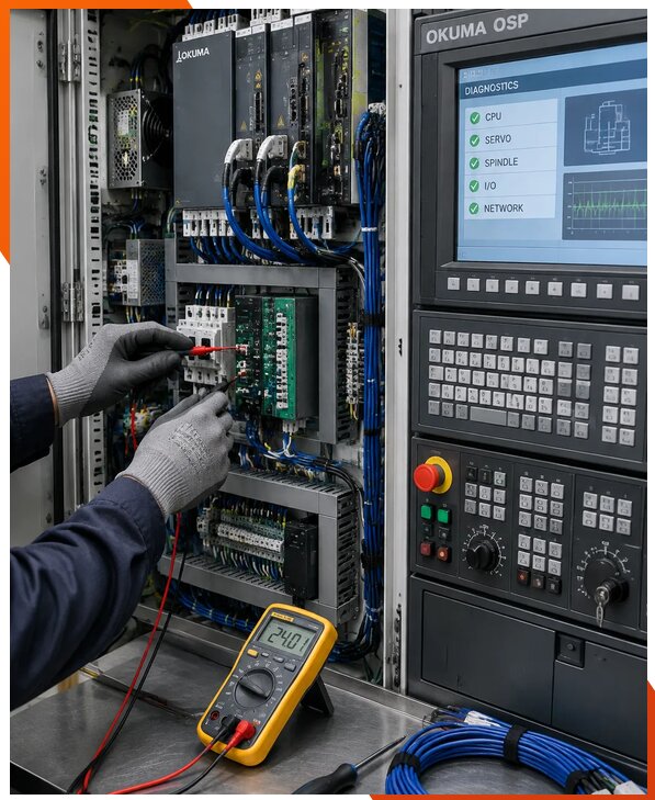Ремонт систем ЧПУ Okuma OSP в Тихорецке